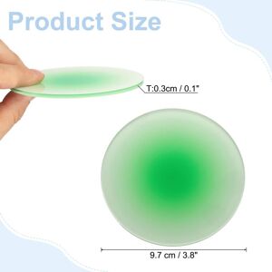 Unique 4pcs Acrylic Drink Coasters, Cute Coffee Cup Coasters Green 0.1 In. W X 0.1 In. D Unique 4pcs Acrylic Drink Coasters, Cute Coffee Cup Coasters Green 0.1 In. W X 0.1 In. D