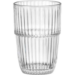 Bormioli Rocco Barshine 17 Ounce Cooler Stackable Drinking Glasses, Set of 6 Clear Set of 6 Bormioli Rocco Barshine 17 Ounce Cooler Stackable Drinking Glasses, Set of 6 Clear Set of 6