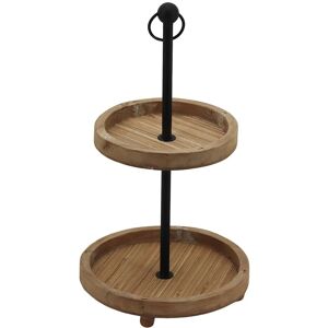 VIP Home and Garden VIP Wood 20 in. Brown 2 Tier Round Stand Tray Brown 20.0 In. L X 20.0 In. W VIP Home and Garden VIP Wood 20 in. Brown 2 Tier Round Stand Tray Brown 20.0 In. L X 20.0 In. W