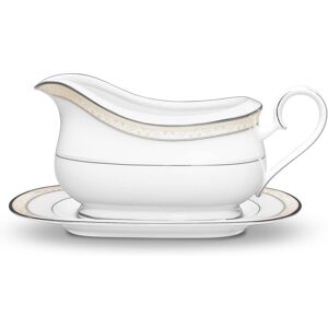Noritake Montvale Platinum Gravy With Tray (2 Pieces), 21.50 oz. Platinum Noritake Montvale Platinum Gravy With Tray (2 Pieces), 21.50 oz. Platinum