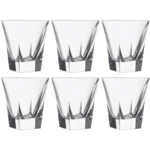Tumbler Glass - Double Old Fashioned - Set of 6 - Glasses - 9.25 oz. - Made in Europe By Majestic Gifts Inc. Clear Set of 6 Tumbler Glass - Double Old Fashioned - Set of 6 - Glasses - 9.25 oz. - Made in Europe By Majestic Gifts Inc. Clear Set of 6