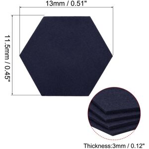 Unique Felt Coasters, 9pcs Absorbent Pad Coaster for Drink Cup Pot Bowl Vase Dark Blue 0.45 In. W X 0.12 In. D Unique Felt Coasters, 9pcs Absorbent Pad Coaster for Drink Cup Pot Bowl Vase Dark Blue 0.45 In. W X 0.12 In. D