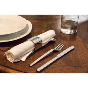 Mepra Stile By Pininfarina Napkin Rings Silver Set of 4 Mepra Stile By Pininfarina Napkin Rings Silver Set of 4