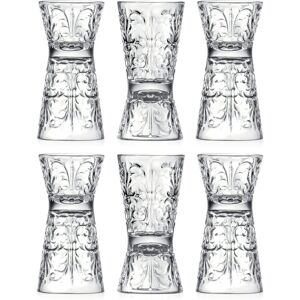 Majestic Gifts Inc. Glass reversible Shot Glasses - Set of 6 - 2 Clear 2 Majestic Gifts Inc. Glass reversible Shot Glasses - Set of 6 - 2 Clear 2