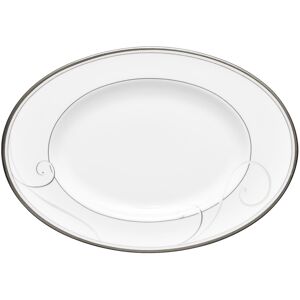 Noritake Platinum Wave Butter/Relish Tray, 9 White 9.0 In. L X 9.0 In. W X 1.0 In. H Noritake Platinum Wave Butter/Relish Tray, 9 White 9.0 In. L X 9.0 In. W X 1.0 In. H