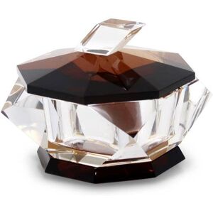 Vivience Crystal Candy Jar with Gold Base and Lid - 6 Gold 6 Vivience Crystal Candy Jar with Gold Base and Lid - 6 Gold 6