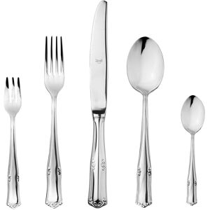 Mepra Bavaria Flatware Set with Cake Forks - 30 Pieces - Stainless Steel Silver Service for 6 Mepra Bavaria Flatware Set with Cake Forks - 30 Pieces - Stainless Steel Silver Service for 6