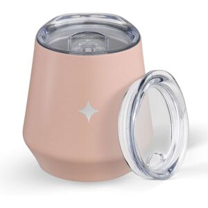 JoyJolt Vacuum Insulated Stainless Steel Stemless Wine Tumbler with Lid - 12 oz Pink 17 oz JoyJolt Vacuum Insulated Stainless Steel Stemless Wine Tumbler with Lid - 12 oz Pink 17 oz