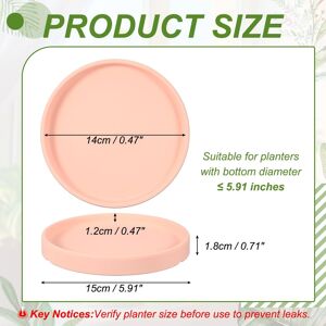 Unique Ceramic Plant Saucers, Round Flower Planter Water Trays Ceramic Plant Saucer Pot Tray Pink 5.5 Inch Unique Ceramic Plant Saucers, Round Flower Planter Water Trays Ceramic Plant Saucer Pot Tray Pink 5.5 Inch