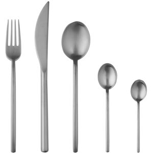 Mepra Due Flatware Set with Moka Spoons - 30 Pieces Ice Service for 6 Mepra Due Flatware Set with Moka Spoons - 30 Pieces Ice Service for 6