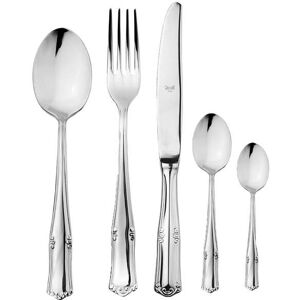 Mepra Bavaria Flatware Set with Moka Spoons - 30 Pieces - Stainless Steel Silver Service for 6 Mepra Bavaria Flatware Set with Moka Spoons - 30 Pieces - Stainless Steel Silver Service for 6