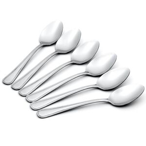 Oneida Tress Mirror Everyday Teaspoons, Set Of 6 Stainless Service for 6 Oneida Tress Mirror Everyday Teaspoons, Set Of 6 Stainless Service for 6
