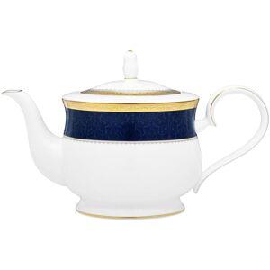 Noritake Odessa Cobalt Gold Tea Pot, 43 oz. Gold Noritake Odessa Cobalt Gold Tea Pot, 43 oz. Gold