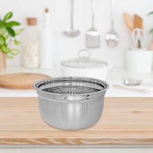 IH Casa Decor Stainless Steel German Mixing Bowl 11.75 Silver 6.5 In. H X 11.75 In. D IH Casa Decor Stainless Steel German Mixing Bowl 11.75 Silver 6.5 In. H X 11.75 In. D