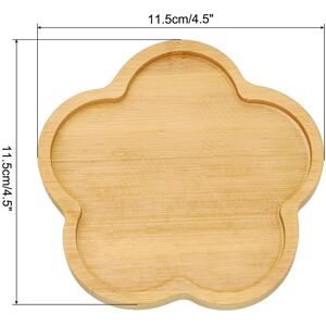 Unique Bamboo Coaster Natural Wooden Drink Coasters Flower 4.5x4.5inch - Wood color Wood color 0.1 In. L X 0.1 In. W X 0.1 In. H Unique Bamboo Coaster Natural Wooden Drink Coasters Flower 4.5x4.5inch - Wood color Wood color 0.1 In. L X 0.1 In. W X 0.1 In. H