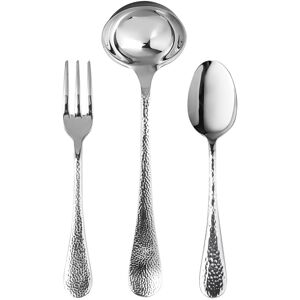 Mepra 3-piece Stainless Steel Epoque Serving Set (Fork, Spoon, and Ladle) epoque Service for 1 Mepra 3-piece Stainless Steel Epoque Serving Set (Fork, Spoon, and Ladle) epoque Service for 1