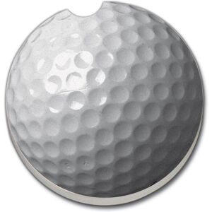 Counterart Absorbent Stoneware Car Coaster, Golf, Set of 2 - 2.5 Multi 2.5 Counterart Absorbent Stoneware Car Coaster, Golf, Set of 2 - 2.5 Multi 2.5