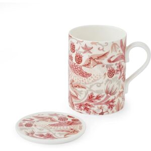 Spode Portmeirion Morris and Co Mug and Coaster Set - 12oz mug Madder 12oz mug Spode Portmeirion Morris and Co Mug and Coaster Set - 12oz mug Madder 12oz mug