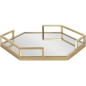 Kate and Laurel Gohana Hexagon Metal Tray - 16x18 Gold 16x18 Kate and Laurel Gohana Hexagon Metal Tray - 16x18 Gold 16x18