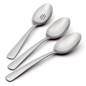 Oneida Aptitude Serving Spoons, Set Of 3 Stainless Service for 1 Oneida Aptitude Serving Spoons, Set Of 3 Stainless Service for 1