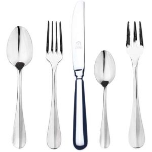 Mepra Roma Flatware Set with Cake Fork - 30 Pieces Knives Hollow Handle - Stainless Steel Silver Service for 6 Mepra Roma Flatware Set with Cake Fork - 30 Pieces Knives Hollow Handle - Stainless Steel Silver Service for 6