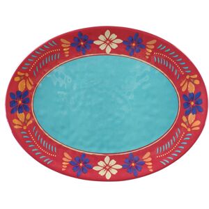 HiEnd Accents Bonita Melamine Collection Serving Platter, 1 PC Multi-Color HiEnd Accents Bonita Melamine Collection Serving Platter, 1 PC Multi-Color