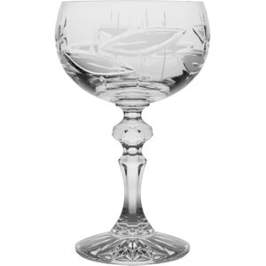 Majestic Gifts Inc. Crystal Champagne Glasses- Flute - Saucer - Set of 6 - 6.5Oz.-Majestic Clear 3.2 In. L X 3.2 In. W X 5.6 In. H Majestic Gifts Inc. Crystal Champagne Glasses- Flute - Saucer - Set of 6 - 6.5Oz.-Majestic Clear 3.2 In. L X 3.2 In. W X 5.6 In. H