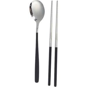 Unique 1 Set Flatware Sets Dishwasher Safe Spoon Chopsticks 2-Piece Set with Box 410 Stainless Steel Silver Tone 23.7x6x6cm Silver Tone, Black 0.01 In. L X 0.01 In. W X 0.01 In. H Unique 1 Set Flatware Sets Dishwasher Safe Spoon Chopsticks 2-Piece Set with Box 410 Stainless Steel Silver Tone 23.7x6x6cm Silver Tone, Black 0.01 In. L X 0.01 In. W X 0.01 In. H
