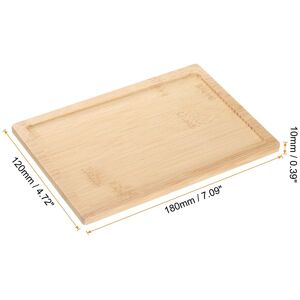 Unique Bamboo Serving Tray 7.09 Yellow 1 Pcs Unique Bamboo Serving Tray 7.09 Yellow 1 Pcs