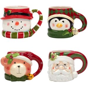 Certified International Holiday 4 Pc. Mug Set, 18 oz. Green,Red,Multi 13 oz. and up Certified International Holiday 4 Pc. Mug Set, 18 oz. Green,Red,Multi 13 oz. and up