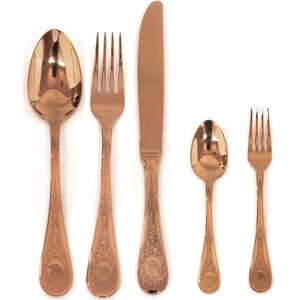 Mepra Diana Flatware Set with Cake Forks - 30 Pieces Bronze Service for 6 Mepra Diana Flatware Set with Cake Forks - 30 Pieces Bronze Service for 6