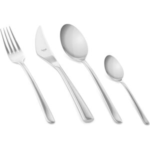 Mepra Edera 24-piece Flatware Set Silver Service for 6 Mepra Edera 24-piece Flatware Set Silver Service for 6