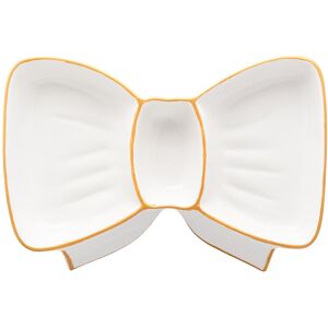 10 Strawberry Street Gold Bow Sectioned Serving Platter Gold / White 10.5 In. L X 12.0 In. W X 2.0 In. H 10 Strawberry Street Gold Bow Sectioned Serving Platter Gold / White 10.5 In. L X 12.0 In. W X 2.0 In. H