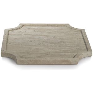 Zodax Zahava Travertine Stone Tray Beige Large Zodax Zahava Travertine Stone Tray Beige Large