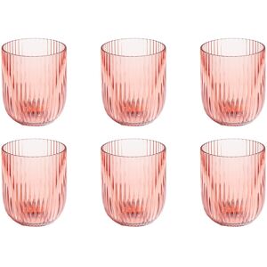 Abode Homewares Mesa Acrylic Stemless Wine Glass - 16.2 oz - Set of 6 Pink Set of 6 Abode Homewares Mesa Acrylic Stemless Wine Glass - 16.2 oz - Set of 6 Pink Set of 6