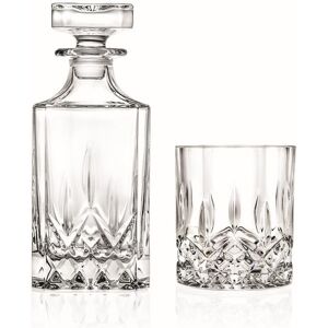Majestic Gifts Inc. Glass Whiskey Decanter 7 Piece Set-25 Oz Decanter & 6-10oz DOF Tumbler Clear 3.6 In. L X 3.6 In. W X 8.6 In. H Majestic Gifts Inc. Glass Whiskey Decanter 7 Piece Set-25 Oz Decanter & 6-10oz DOF Tumbler Clear 3.6 In. L X 3.6 In. W X 8.6 In. H