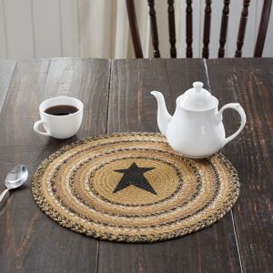 VHC Brands Kettle Grove Jute Trivet Stencil Star 15 Beige Trivet VHC Brands Kettle Grove Jute Trivet Stencil Star 15 Beige Trivet