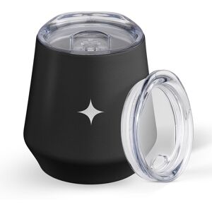 JoyJolt Vacuum Insulated Stainless Steel Stemless Wine Tumbler with Lid - 12 oz Black 12 oz JoyJolt Vacuum Insulated Stainless Steel Stemless Wine Tumbler with Lid - 12 oz Black 12 oz