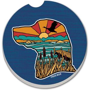 CounterArt Lab Life 2 Pack Absorbent Stone Coaster for Vehicle Cup Holder 2.6” Diameter Manufactured in The USA Multi 2.5 In. L X 2.5 In. W X 0.5 In. D CounterArt Lab Life 2 Pack Absorbent Stone Coaster for Vehicle Cup Holder 2.6” Diameter Manufactured in The USA Multi 2.5 In. L X 2.5 In. W X 0.5 In. D
