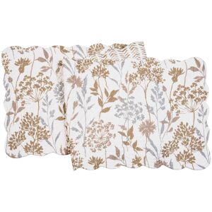 C&F Home Carmella Fields 100% Cotton Quilted Table Runner 14 Brown 51.0 In. L X 14.0 In. W C&F Home Carmella Fields 100% Cotton Quilted Table Runner 14 Brown 51.0 In. L X 14.0 In. W