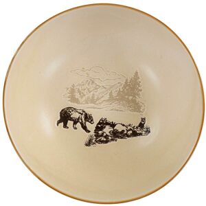 Paseo Road by HiEnd Accents White Pine Ceramic Serving Bowl, Brown, 1PC Brown 10.02 In. L X 3.15 In. H X 10.02 In. D Paseo Road by HiEnd Accents White Pine Ceramic Serving Bowl, Brown, 1PC Brown 10.02 In. L X 3.15 In. H X 10.02 In. D
