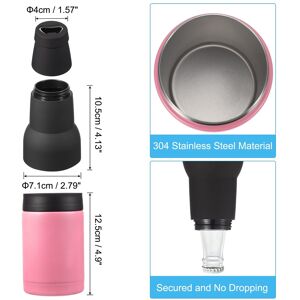 Unique Slim Can Insulated Beer Sleeve Drink Holder with Bottle Opener for Beer Soda Coffee Regular Cans and Bottles - 12oz Pink 12oz Unique Slim Can Insulated Beer Sleeve Drink Holder with Bottle Opener for Beer Soda Coffee Regular Cans and Bottles - 12oz Pink 12oz