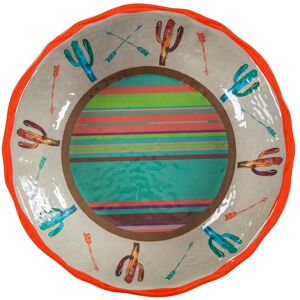 HiEnd Accents Cactus Design Melamine Serving Bowl, 1 pc Multi-Color HiEnd Accents Cactus Design Melamine Serving Bowl, 1 pc Multi-Color
