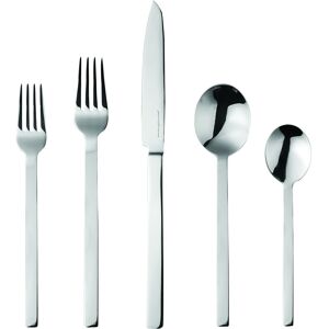 Mepra Stile By Pininfarina Flatware Set with Steak Knife Silver 20-Pieces Mepra Stile By Pininfarina Flatware Set with Steak Knife Silver 20-Pieces