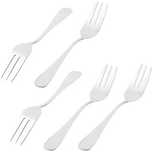 Unique Restaurant Utensil Stainless Steel Fruit Dessert Fork 13.7cm Long 5pcs - Silver - 5.4 Silver 5.4 Unique Restaurant Utensil Stainless Steel Fruit Dessert Fork 13.7cm Long 5pcs - Silver - 5.4 Silver 5.4