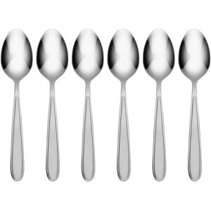 Oneida Jordan Sandblasted Everyday Teaspoons, Set Of 6 Stainless Service for 6 Oneida Jordan Sandblasted Everyday Teaspoons, Set Of 6 Stainless Service for 6