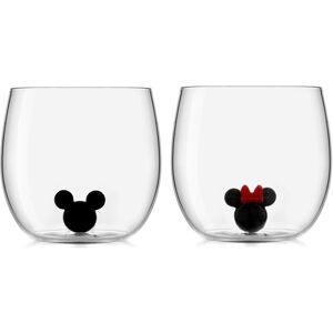 JoyJolt Disney Mickey & Minnie Icon Stemless Wine Glass - 10 oz - Set of 2 - 10 oz Clear 10 oz JoyJolt Disney Mickey & Minnie Icon Stemless Wine Glass - 10 oz - Set of 2 - 10 oz Clear 10 oz
