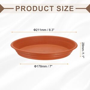 Unique Plastic Plant Saucer Round Drip Trays Flower Pot Saucers Flower Base Bottom Drainage Tray for Indoors Outdoors Planter Pottery Red 7 Unique Plastic Plant Saucer Round Drip Trays Flower Pot Saucers Flower Base Bottom Drainage Tray for Indoors Outdoors Planter Pottery Red 7