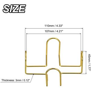 Unique Coaster Holder, 2pcs 4 Gold 1.77 Unique Coaster Holder, 2pcs 4 Gold 1.77