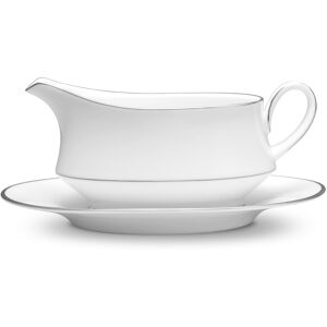Noritake Spectrum Gravy with Tray (2 Pieces), 13 oz. White 8.0 In. L X 5.5 In. W X 3.75 In. H Noritake Spectrum Gravy with Tray (2 Pieces), 13 oz. White 8.0 In. L X 5.5 In. W X 3.75 In. H